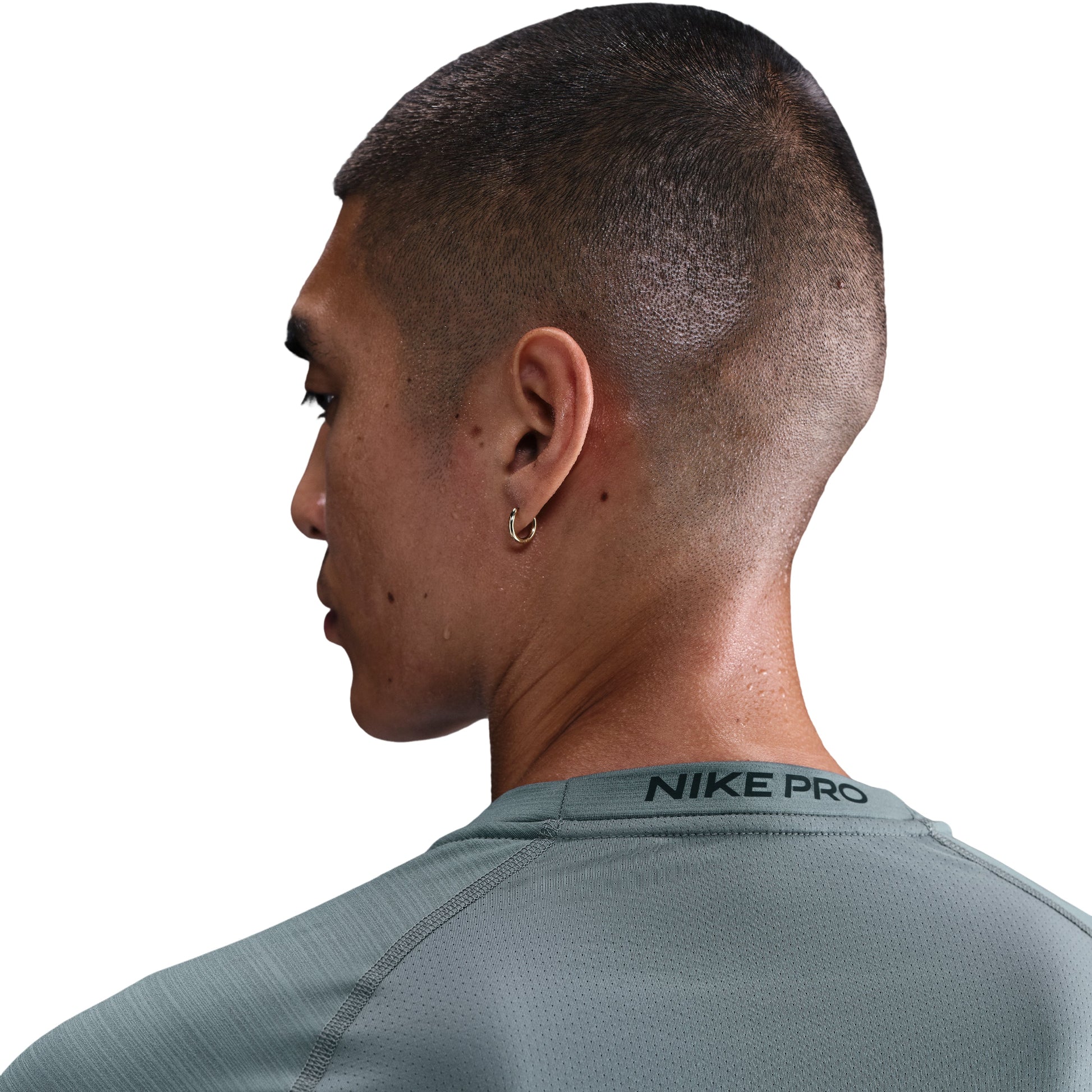 Nike Pro Warm Long-Sleeve T-Shirt 'Smoke Grey Black' FB7983-084