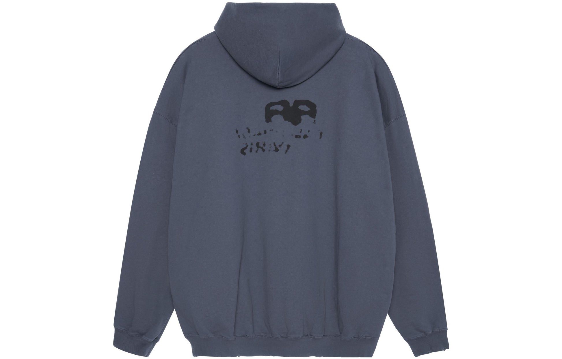 Balenciaga Hand-Drawn BB Icon Hoodie Large Fit 'Blue' 620973TNVQ14183