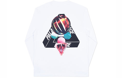 PALACE Sans Ferg Longsleeve T-Shirt White PAL-SS18-010