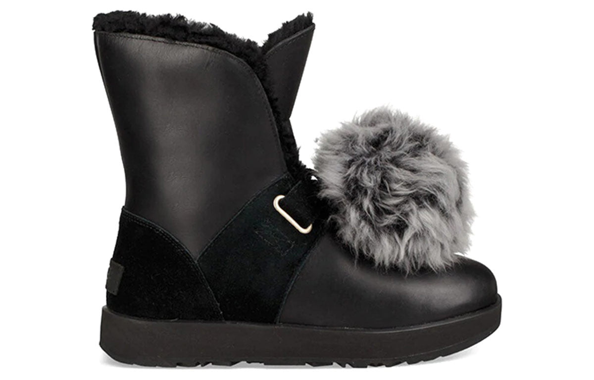 (WMNS) UGG Isley Waterproof Snow Boots Black 1018605-BLK