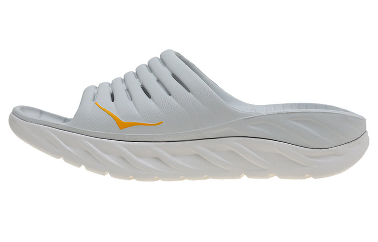 HOKA ONE ONE Recovery Slide2 'Lunar Rock Radiant Yellow' 1099673-LRRY