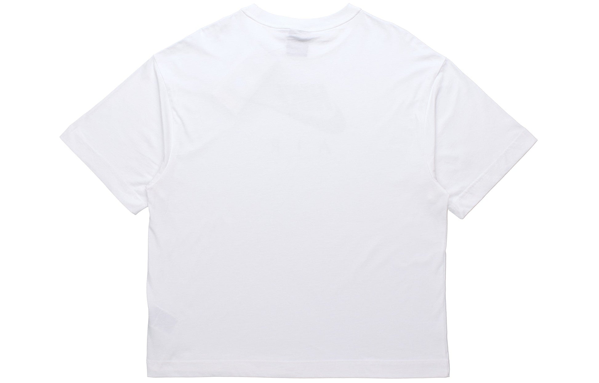 (WMNS) Nike Air Logo Printing Loose Knit Sports Short Sleeve White DB3841-100