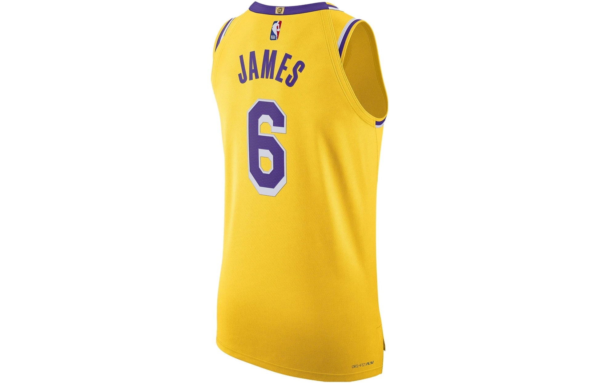 Nike x NBA Lakers LeBron James Jerseys 'Yellow' DM6028-728