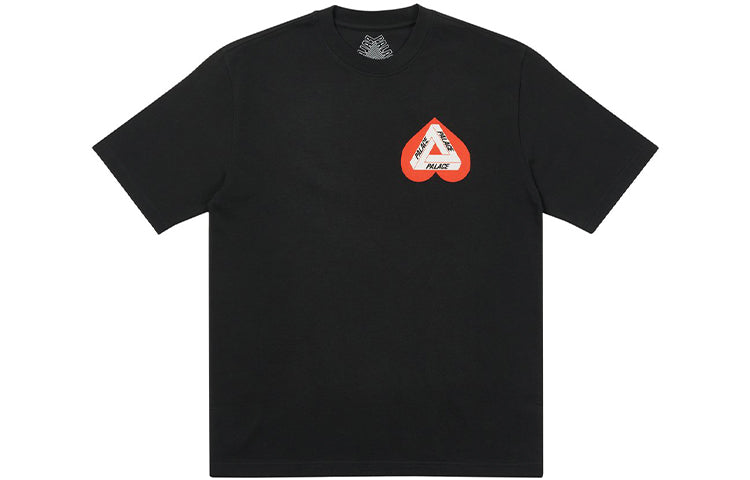PALACE Heart Shape Tri-FERg Pattern Short Sleeve Unisex Black P20TS106