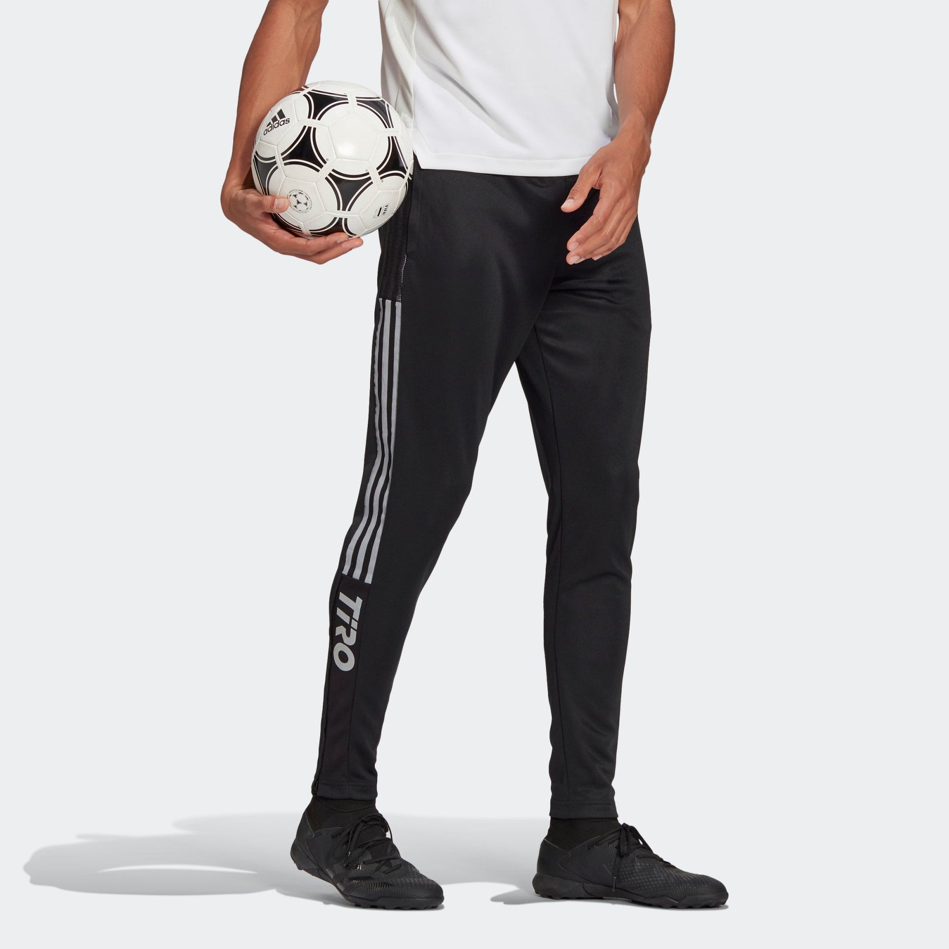 adidas Tiro Reflective Soccer/Football Training Sports Long Pants Black GM3878