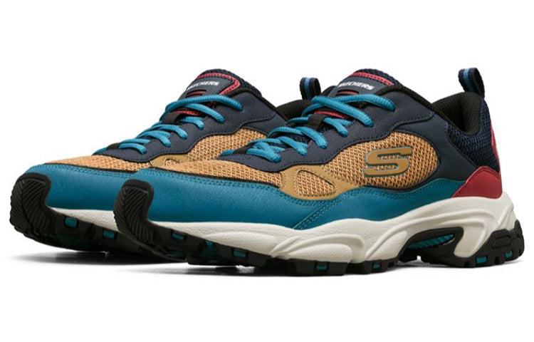 Skechers Stamina Running Shoes Black/Blue/Red 51706-NVMT