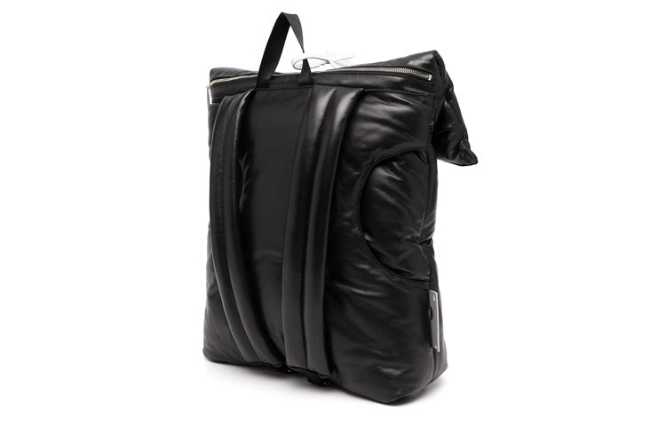 Men's Off-White Meteor Zipper Black Backpack OMNB058F21LEA0021010