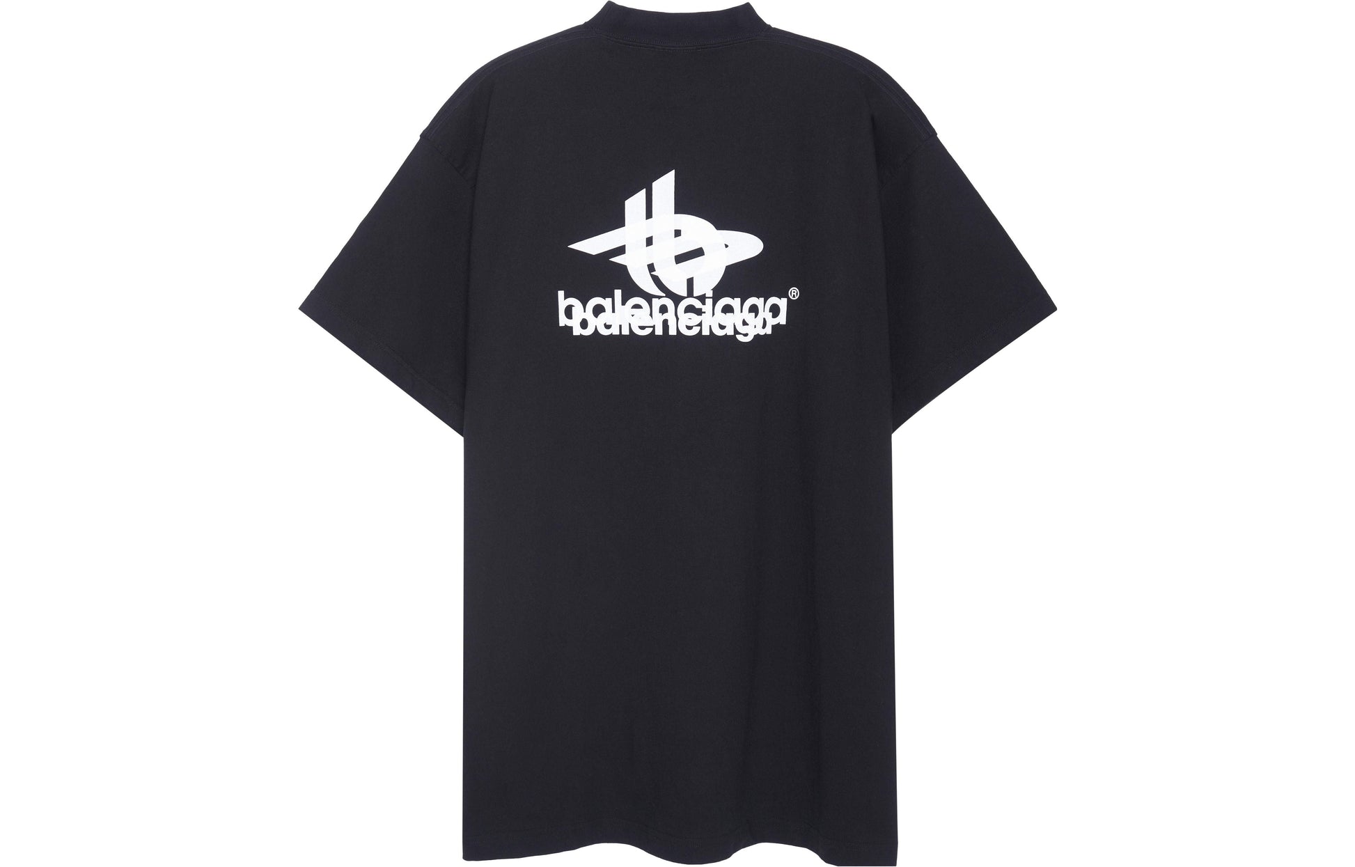 Balenciaga Layered Sports T-shirt Oversized 'Black White' 739028TPVF21070