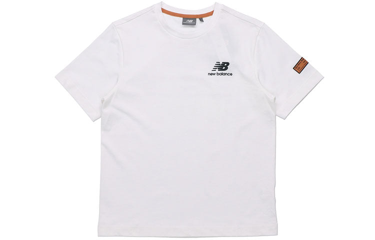 New Balance Logo Crew Neck Short Sleeve White NEA34013-IV