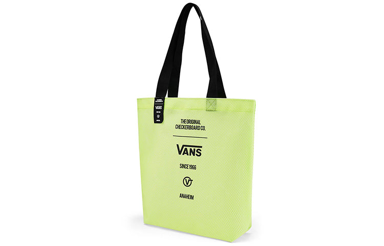 Vans Logo Printed PVC Tote Bag 'Green Black' VN0A4P4BH37