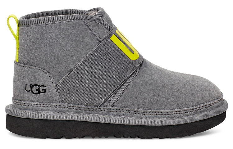UGG Neumel II Graphic Fleece Lined Big Boys Gray 1110703K-MTL