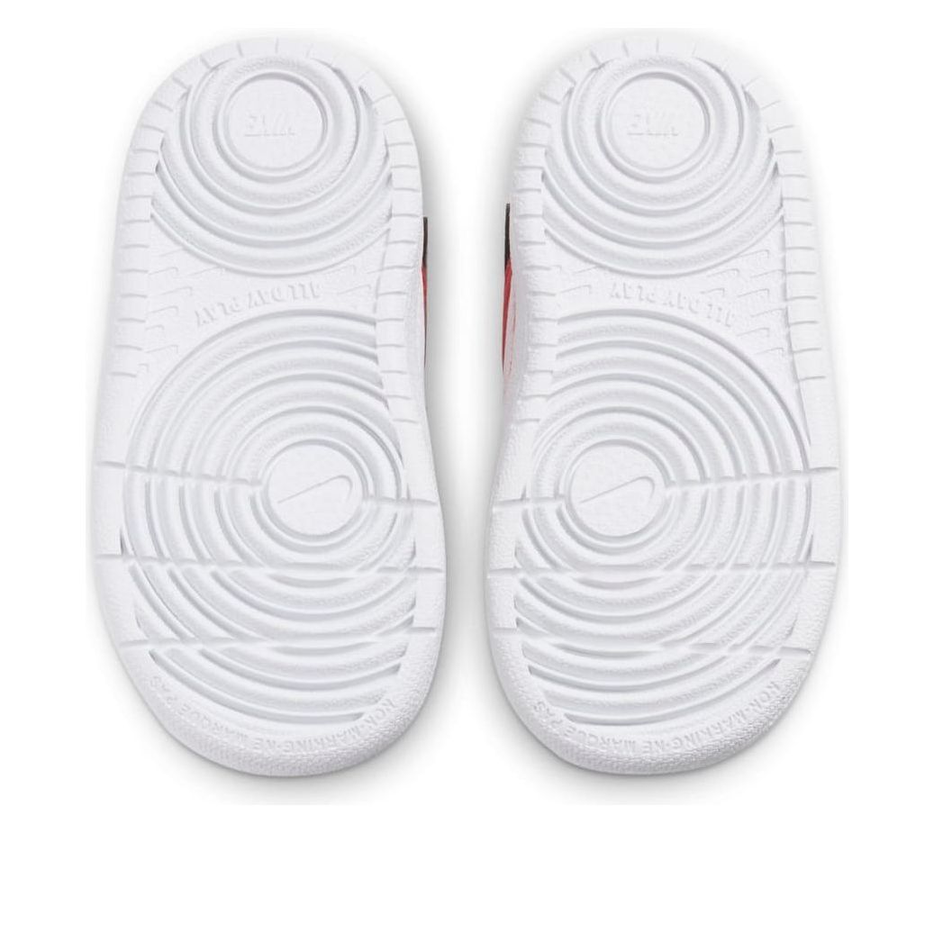 (TD) Nike Court Borough Mid 2 'Red Black White' CD7784-600