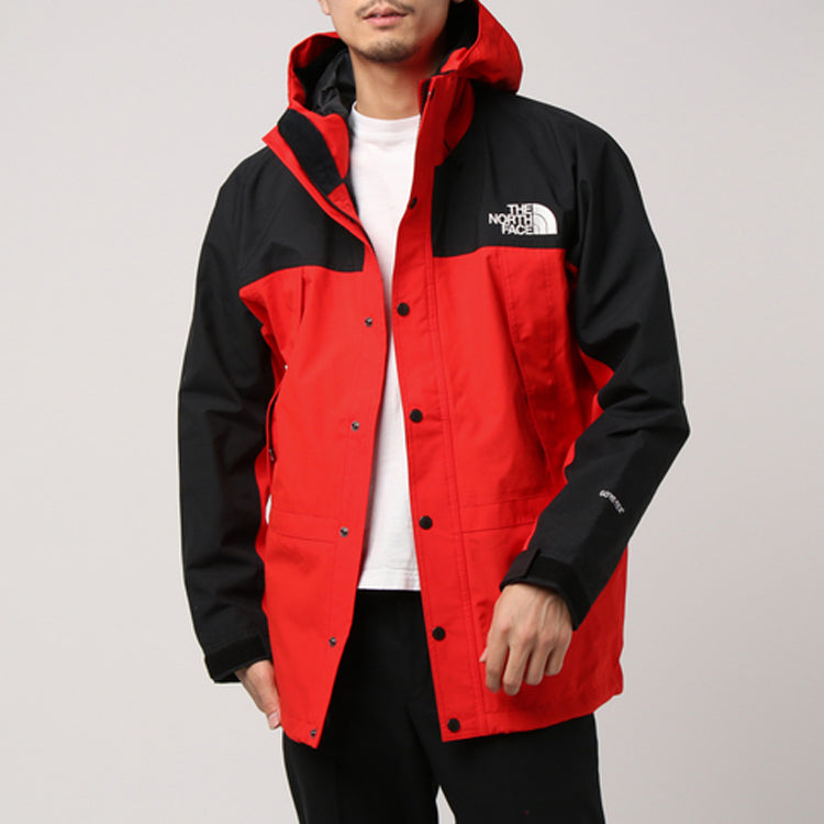 Men's THE NORTH FACE Windproof Jacket Black Red NP11834-TR