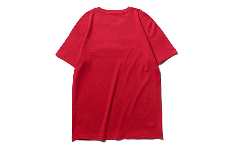 Men's Timberland Logo Printing Casual Short Sleeve Red A2A9W-P92
