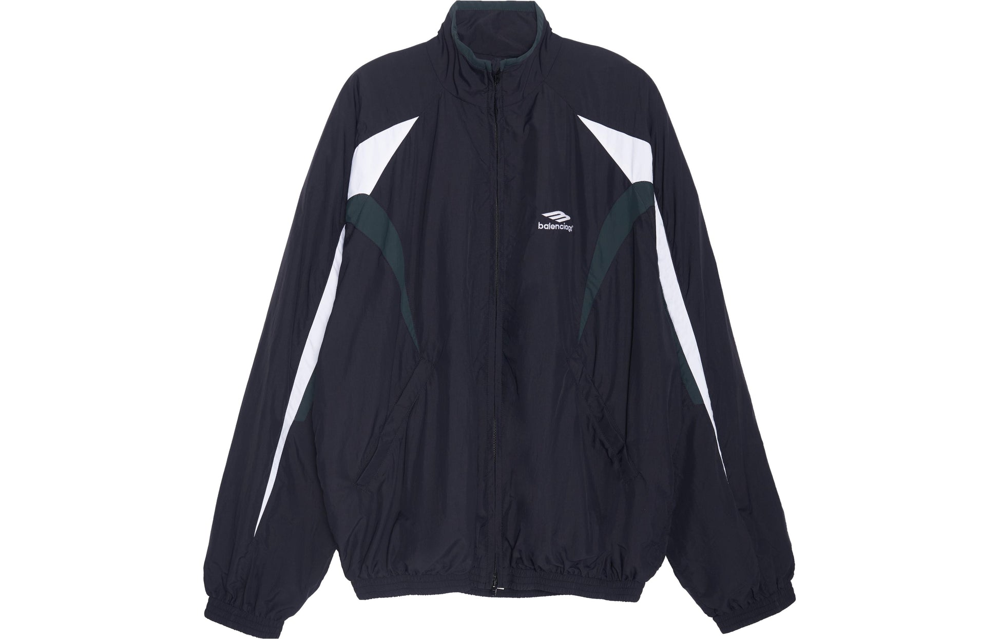 Balenciaga 3B Sports Icon Tracksuit Jacket 'Black White' 725276TNO791000