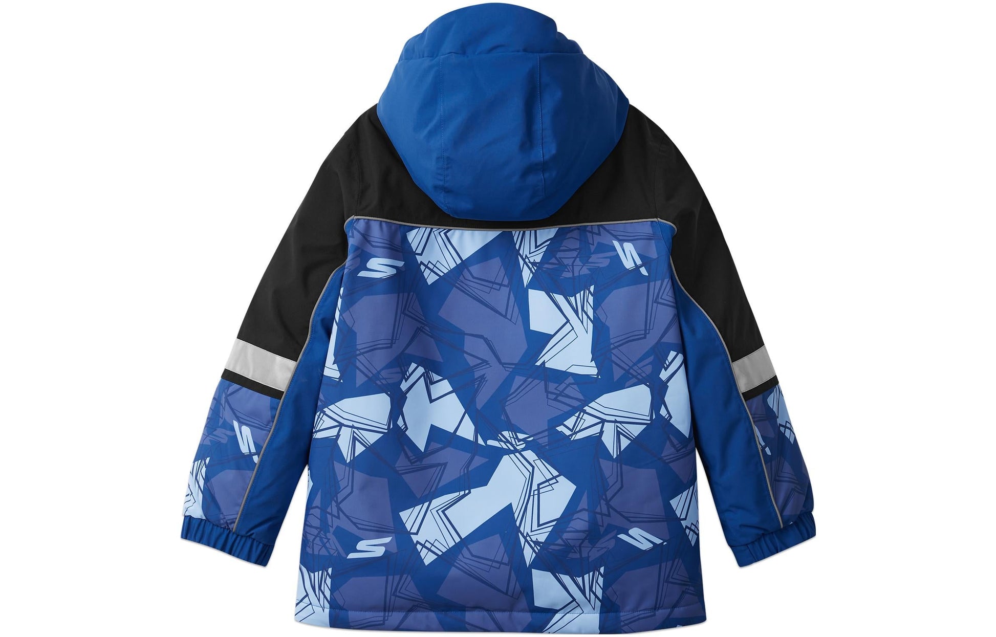 (GS) Skechers SKX Hooded Down Jacket 'Blue White Black' P423B037-0022