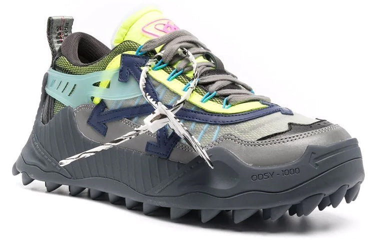 Off-White Odsy -1000 'Grey Green Yellow' OMIA139F21FAB0021037