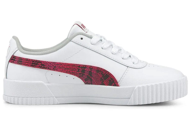 (WMNS) PUMA Carina Leather FS 'Snakeskin - Persian Red' 382384-01