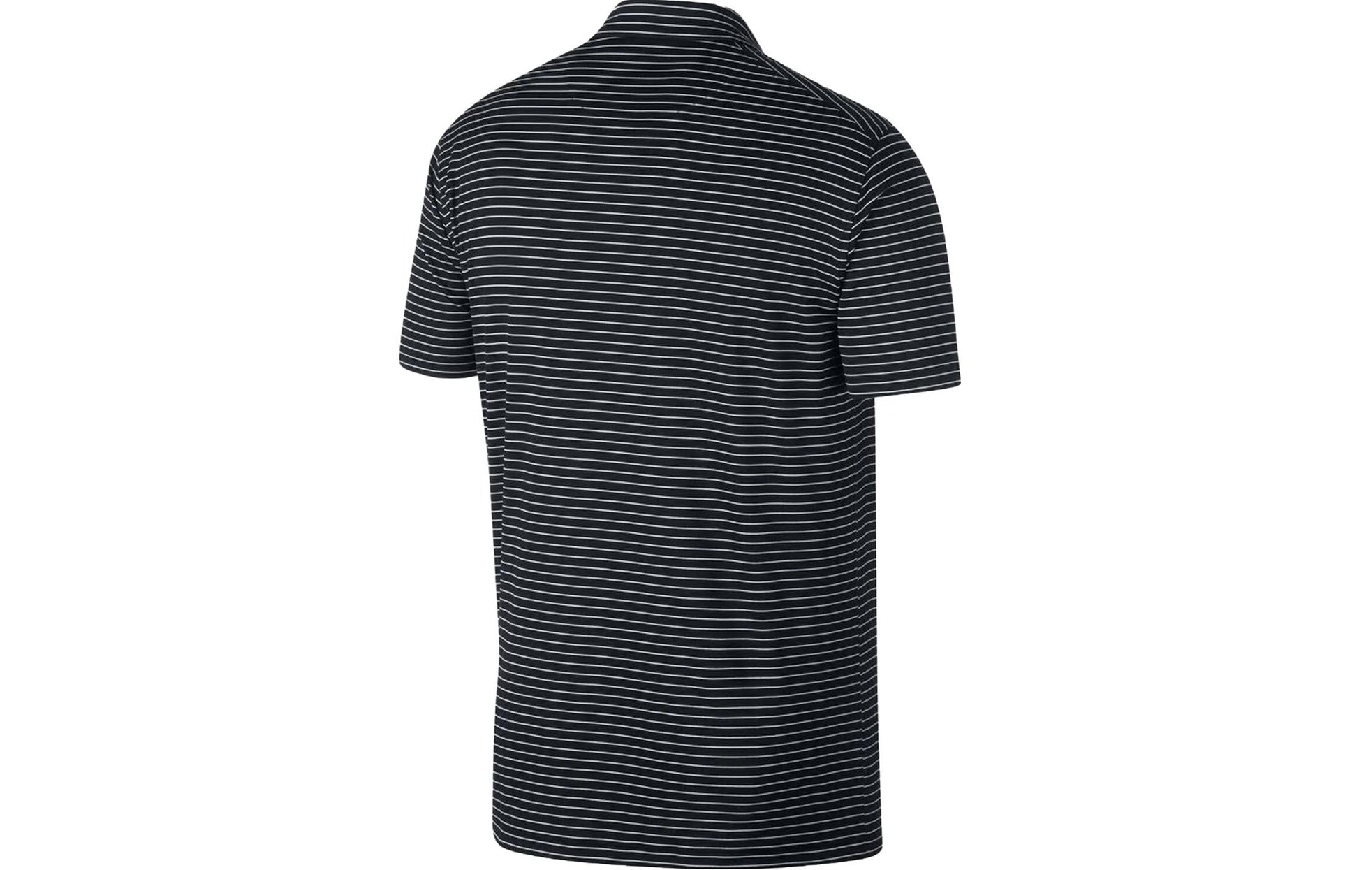 Nike Dri-fit Striped Golf Polo Shirt 'Black Summit White' AJ5482-010