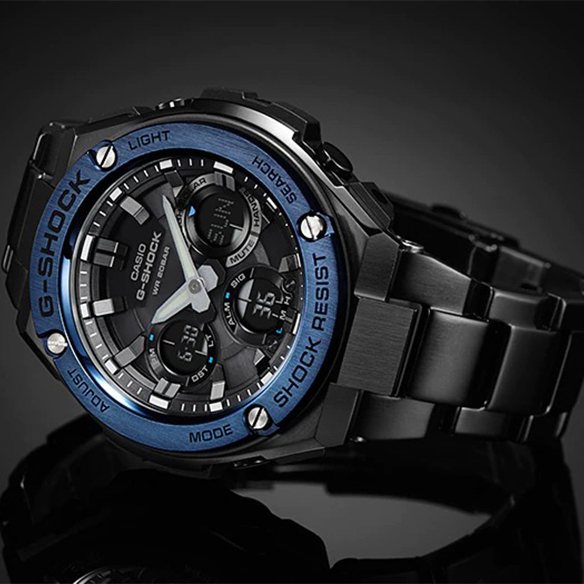 CASIO G-Shock G-Steel 'Black Blue' GST-S110BD-1A2