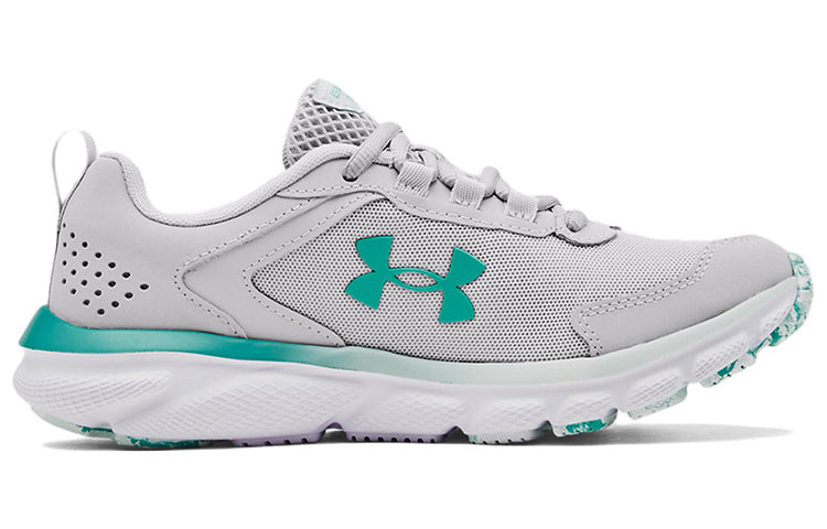 (WMNS) Under Armour Charged Assert 9 Marble 'Halo Grey Sea Mist' 3024853-104