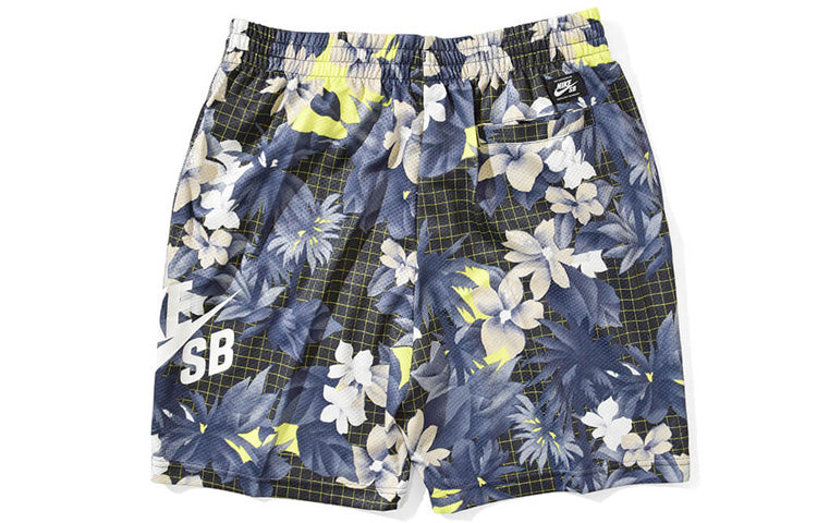 Nike SB Skateboard Sunday Printed Skate Short Men Blue/Black CI7344-010