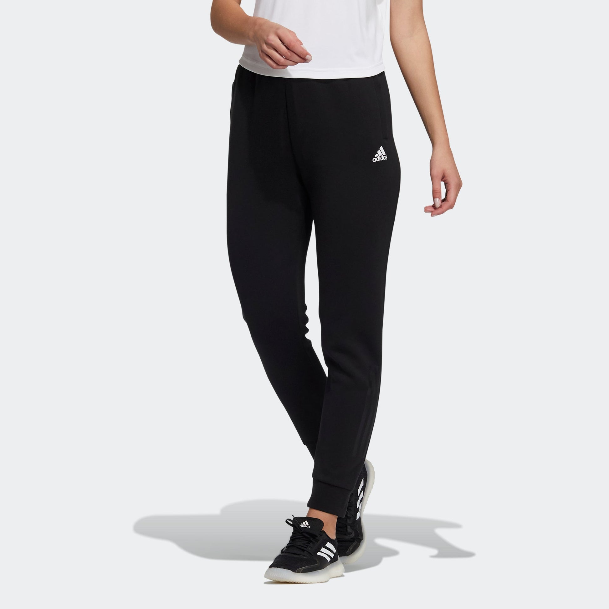 (WMNS) adidas Woven Pants Asia Sizing 'Black' H09736