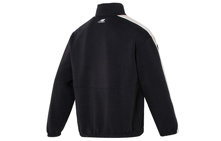 New Balance Sport Club Coat Asia Sizing 'Black White Red' 6DD12043-BK