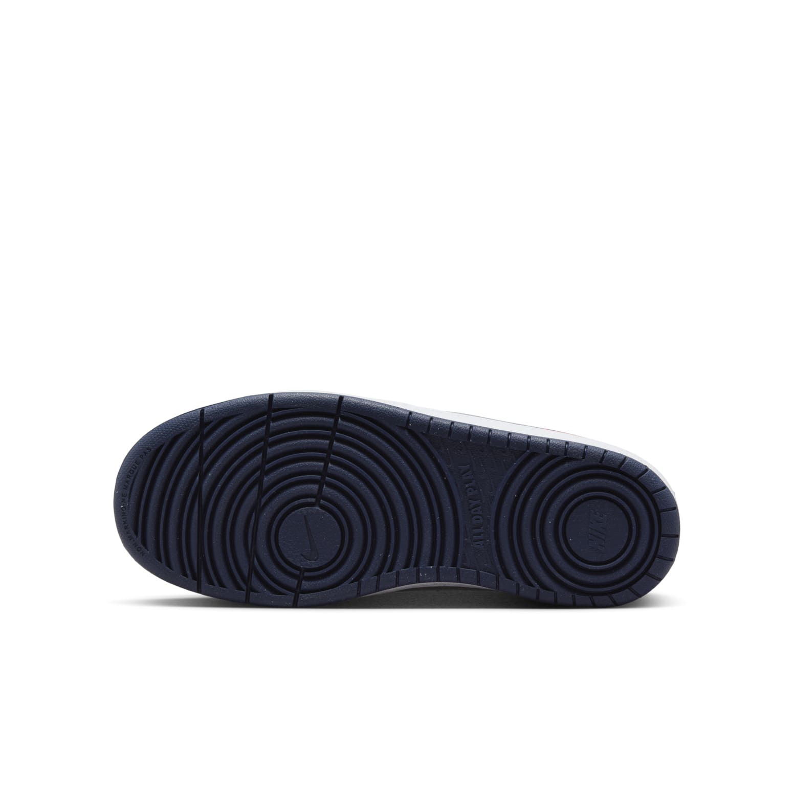 (GS) Nike Court Borough Low Recraft 'Midnight Navy Team Orange' DV5456-401