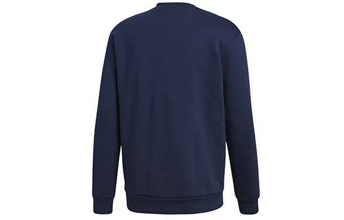 adidas originals Outline Crew Printing Logo Round Neck Pullover Blue DH5761