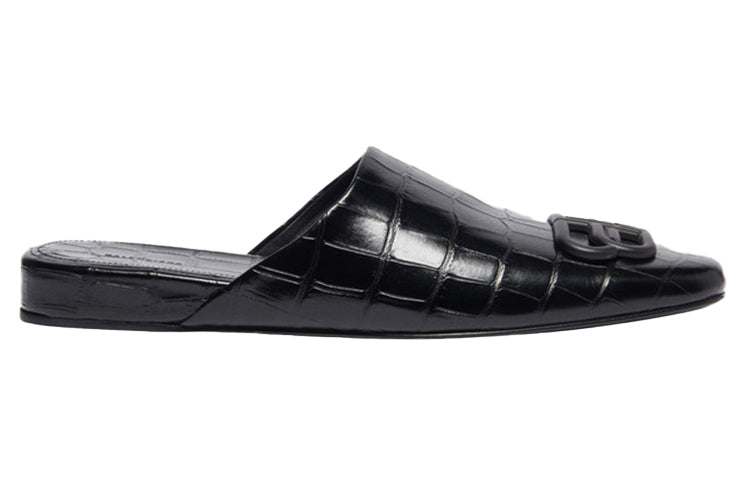(WMNS) Balenciaga Cosy Mules Black 601218WA9D41000