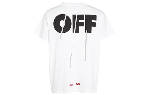 Off-White C O VIRGIL ABLOH FW CUT Alphabet Short Sleeve White OW-SS18-055