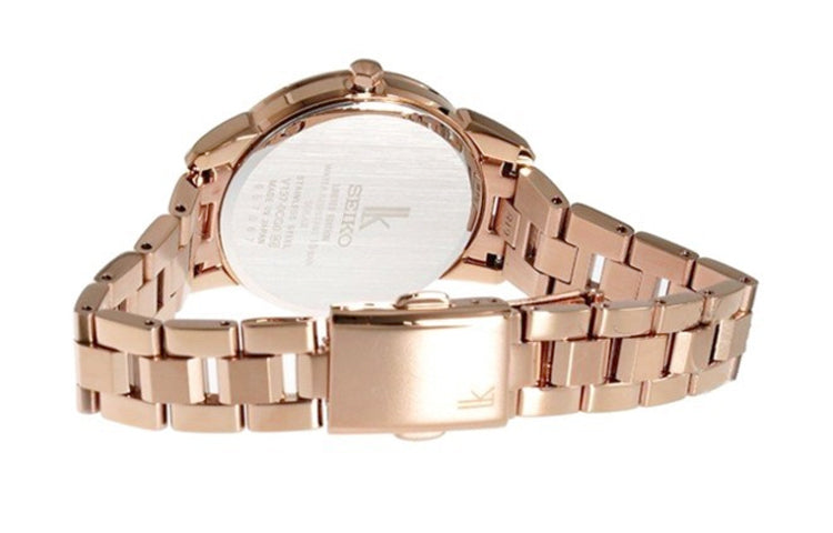 SEIKO LUKIA Series Solar Quartzes Christmas Limited Gold SUT302J1