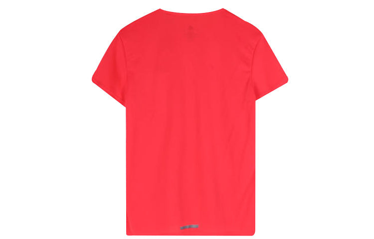 (WMNS) adidas Running Training Sports Short Sleeve Red DX2020