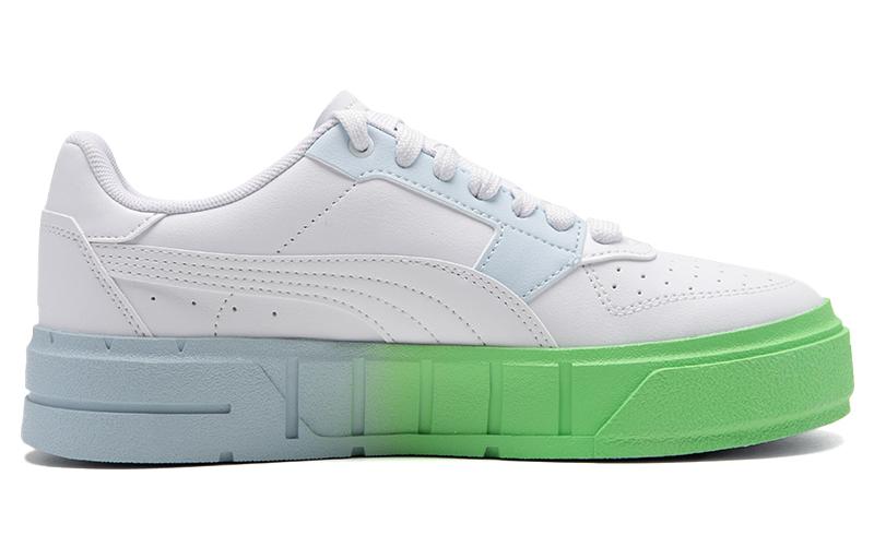 (WMNS) PUMA Cali Court Beach Days 'White Green' 393767-02