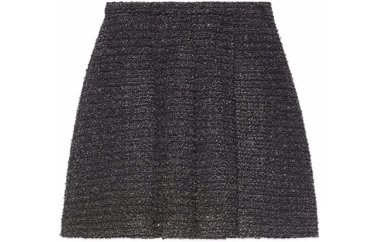 (WMNS) Gucci Melange Tweed Skirt 'Grey' 681234-ZAHVT-1094