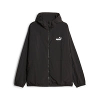PUMA Oversized Hooded Windbreaker Jacket 'Black' 675387-01