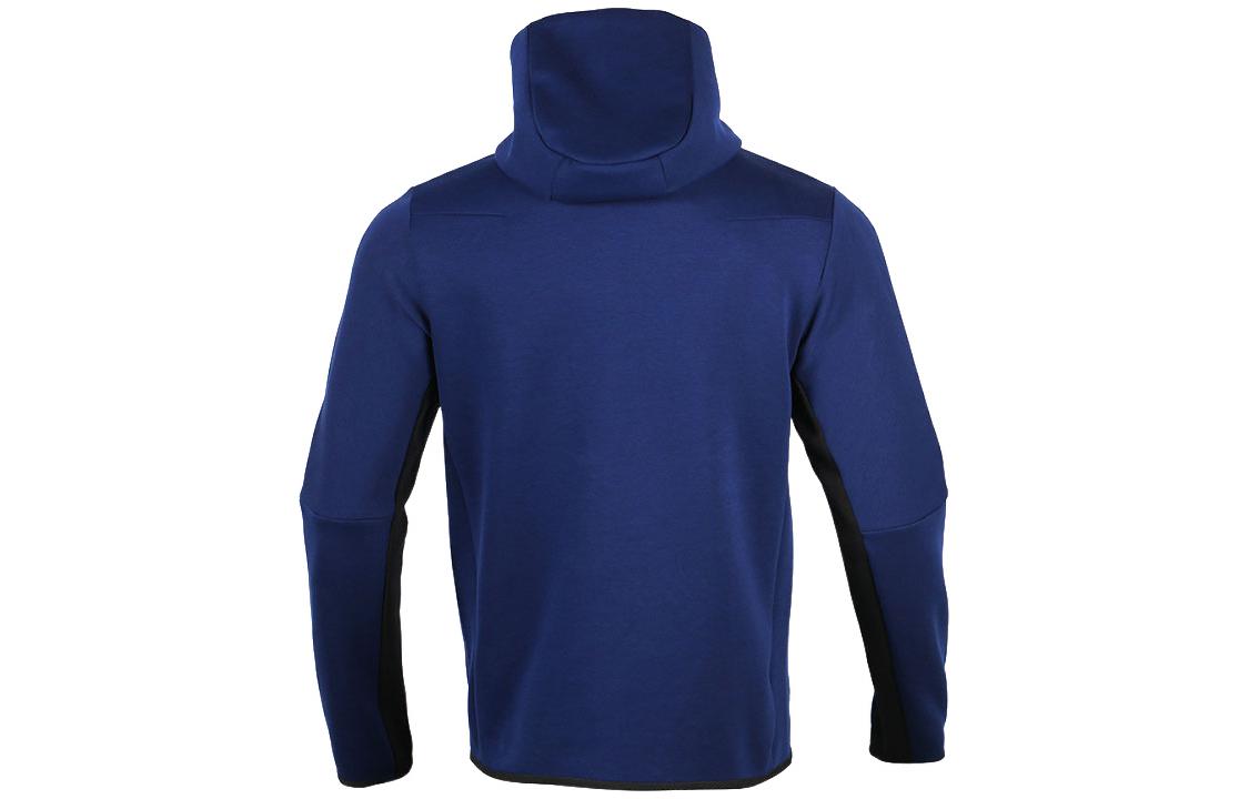 Nike FC Barcelona Tech Fleece Athleisure Casual Sports Hooded Jacket 'Navy Blue' DH7827-492