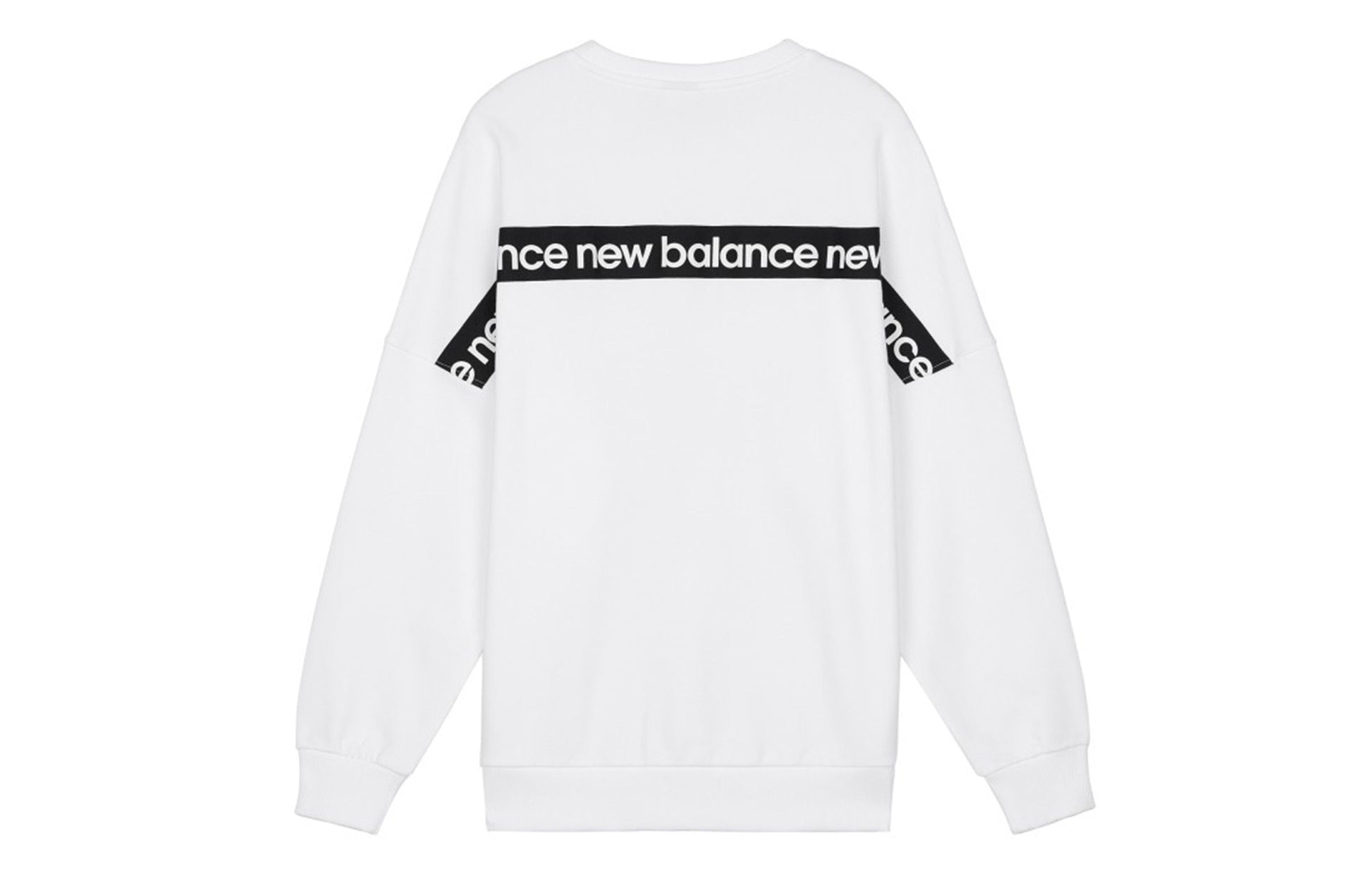 New Balance Long Sleeve Heathertech T-Shirt Asia Sizing 'White' AMT03332-MUN