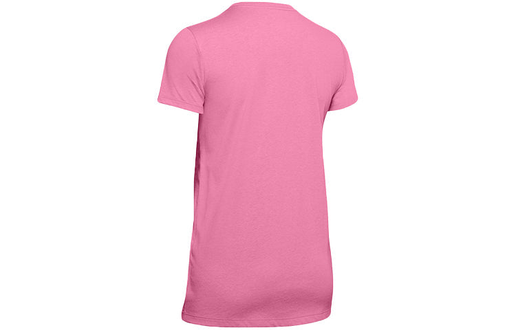 (WMNS) Under Armour Sportstyle Sports Tee Pink 1346844-691