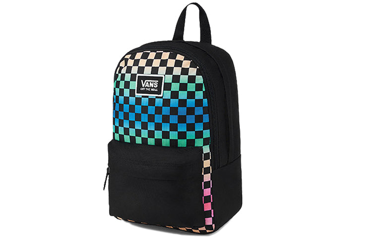 (WMNS) Vans Realm Backpack 'Black Blue Yellow Green' VN0A4DROYBL