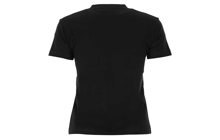 Balenciaga BLogo Printing Short Sleeve Black 612964TJVD61000