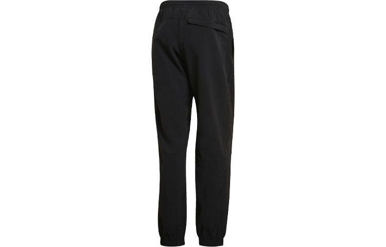 adidas logo Casual Bundle Feet Sports Long Pants Black FU0051