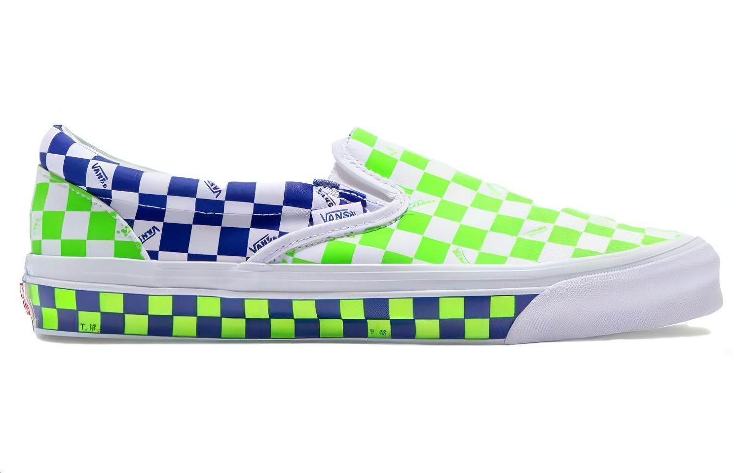 Vans OG Classic Slip-On LX 'Varsity Canvas Green Blue' VN0A32QN24O1