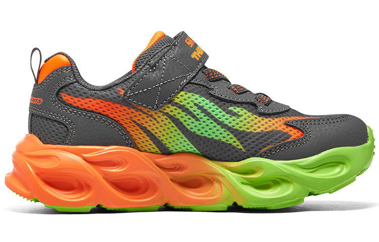 (GS) Skechers Thermo-Flash 'Grey Green Orange' 400103L-CCOR