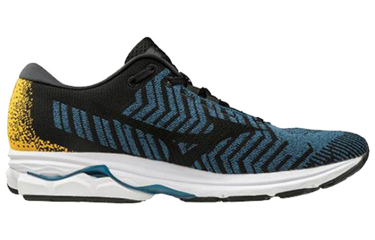 Mizuno Wave Rider Waveknit 3 'Blue Black Yellow' J1GC192912
