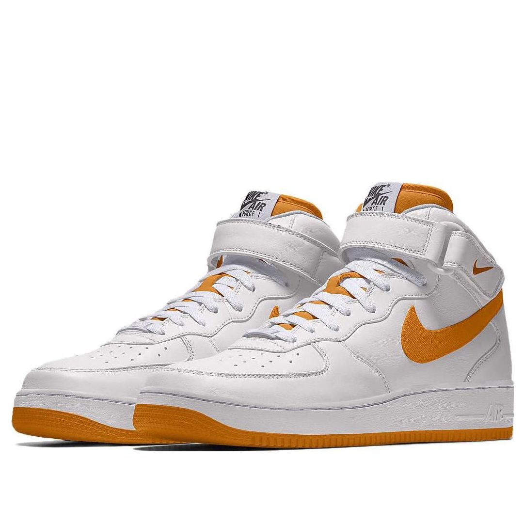 Nike Air Force 1 Mid By You Custom 'White Orange' DV3908-900