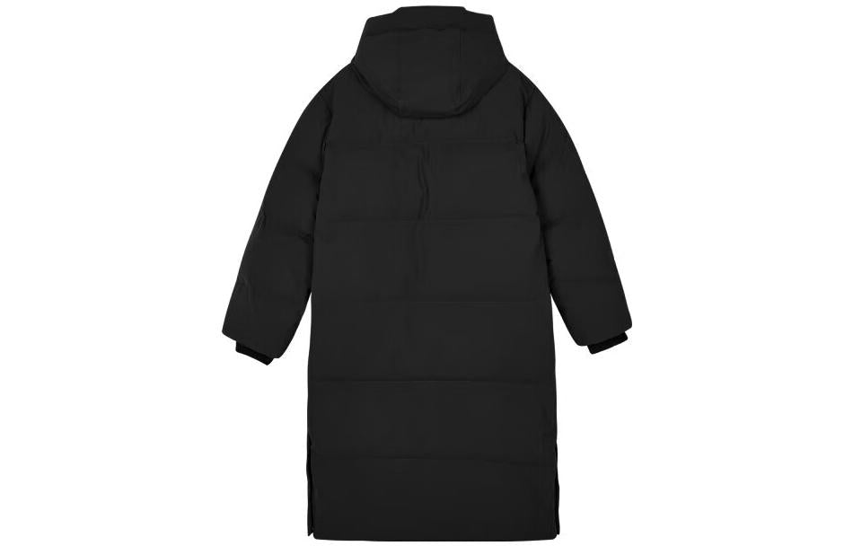 Skechers Woven Long Down Jacket 'Black' L423M156-0018