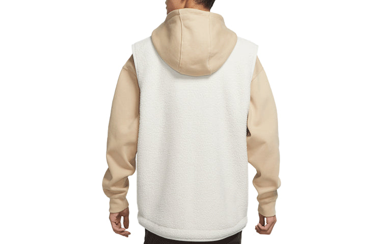 Men's Nike Sportswear Sport Essentials+ Embroidered Logo Fleece Zipper Mineral Gray Vest DD5026-072