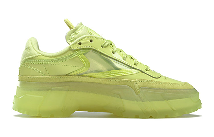 (GS) Reebok Cardi B x Club C J 'High Vis Green' H02528